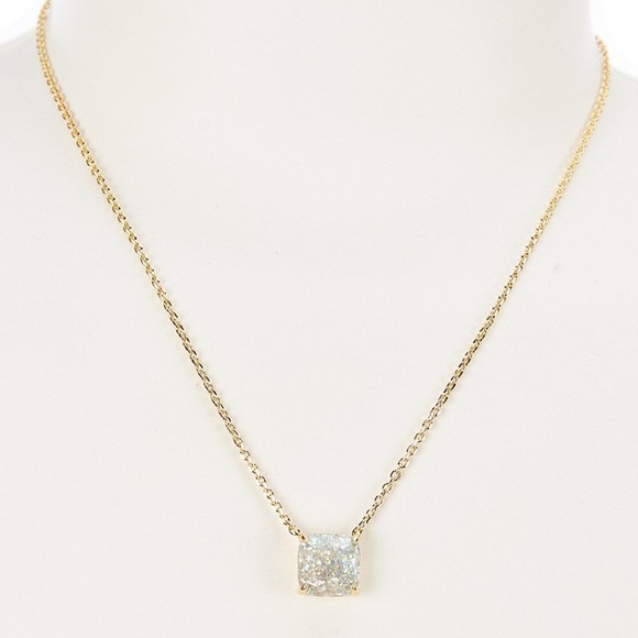 🌟Kate Spade Glitter Square Necklace🌟 - Picture 2 of 4